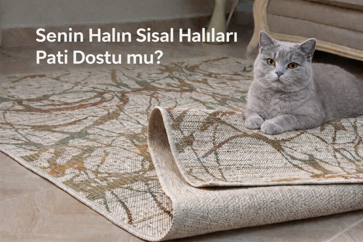 Sisal Halılarımız Pati Dostumu?